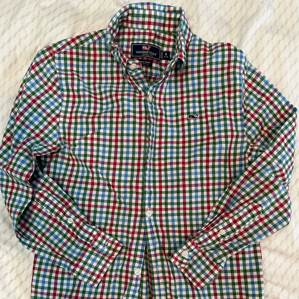 Vineyard Vines Oxford Dress Shirt Size 8-10 small